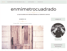 Tablet Screenshot of enmimetrocuadrado.com